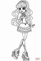 Twyla Coloring Pages Monster High Printable Lineart Drawing Books Sheets Categories sketch template