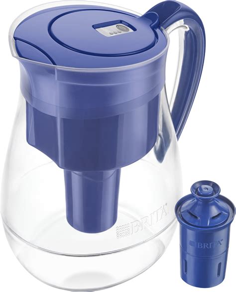 brita large  cup water filter pitcher   longlast filter reduces lead bpa