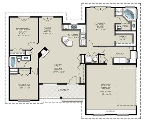 craftsman style house plan  beds  baths  sqft plan