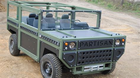 basics partisan  military vehicle  covered   year warranty autoevolution