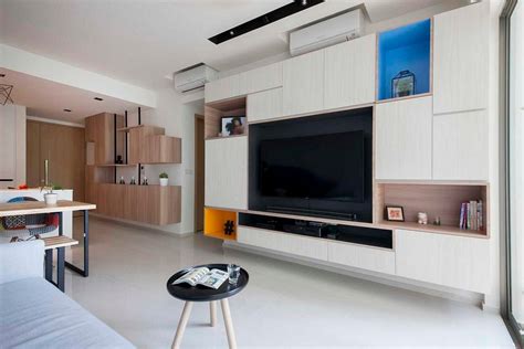 living room design ideas  contemporary storage feature walls home decor singapore