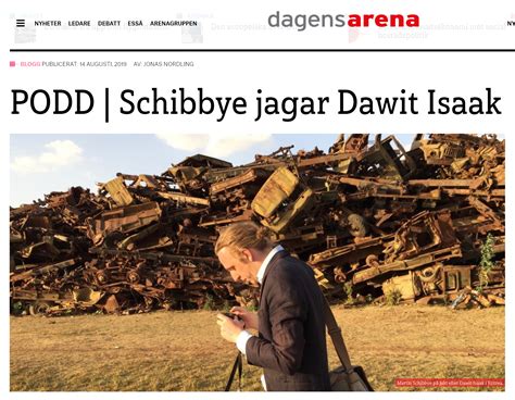 Dagens Arena Uppmärksammar “jakten På Dawit” Free Dawit Isaak