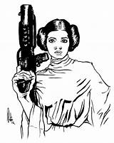 Leia Princess Wars Star Coloring Pages Printable Outline Leah Vinyl Color Getcolorings Google Characters Legos Desenho Carrie Fisher Deviantart Popular sketch template