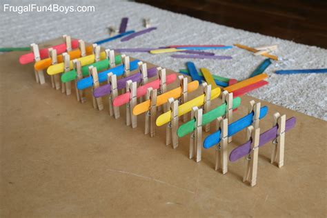 5 Engineering Challenges With Clothespins Binder Clips And Craft Sticks