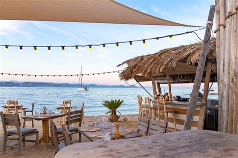 les  meilleurs restaurants de plage  saint tropez excellence riviera