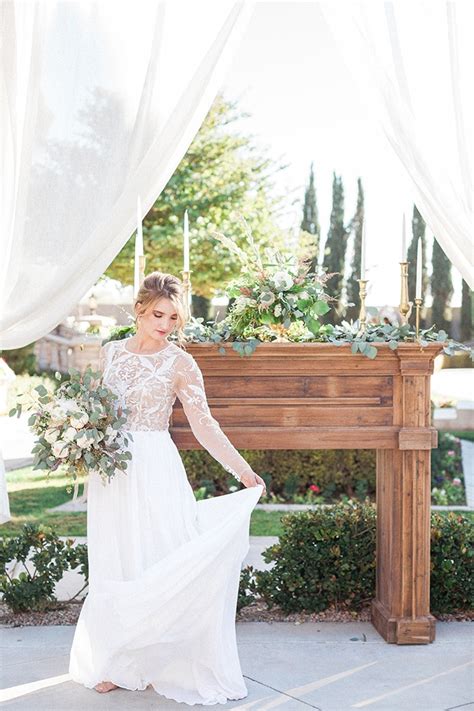 vintage romantic garden wedding inspiration glamour and grace