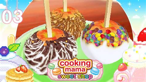 Cooking Mama Sweet Shop Gameplay 03 Caramel Apples