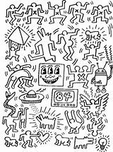 Haring Keith Coloring Pages Pop Adults Adult Masterpieces Justcolor Created Painting Roy Lichtenstein Da Color Kiss Getcolorings Getdrawings Visit Choose sketch template