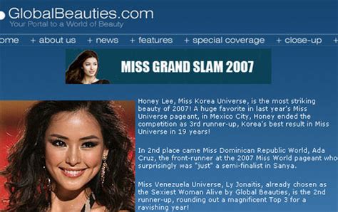 Honey Lee Miss Korea Universe Is Voted As The World S No