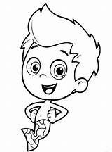 Bubble Coloring Pages Guppies Printables sketch template