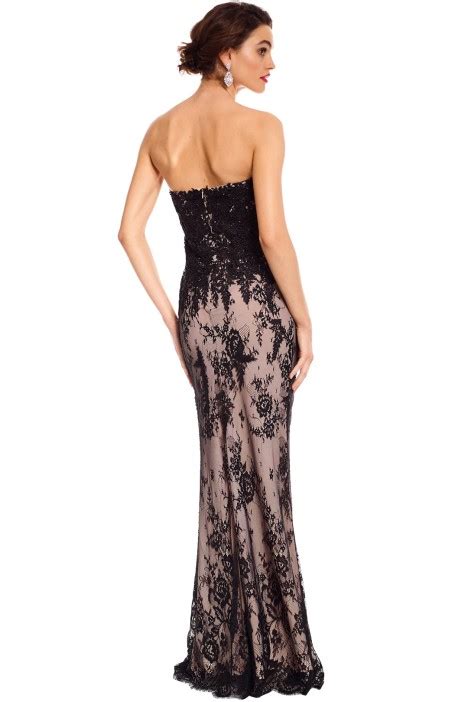 bella lace gown by rose noir for rent glamcorner