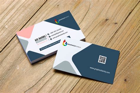 minimal modern business card design graphicsfamily