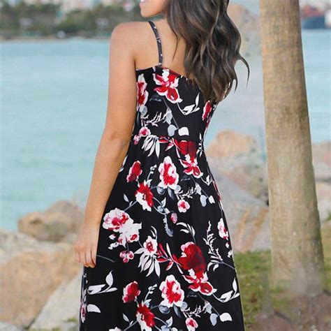 hualong cute sleeveless short floral spaghetti strap dress online store for women sexy dresses