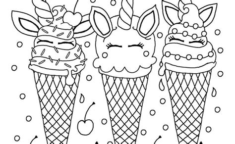 cute unicorn ice cream coloring pages cute unicorn ice cream coloring