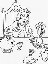 Coloring Beauty Belle Beast Pages Printable Filminspector Disney Downloadable sketch template