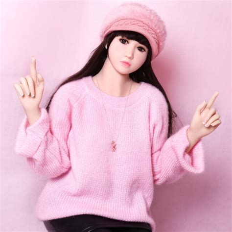 pinklover 155cm small breast flat chest real silicone sex dolls