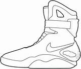Jordan Coloring Pages Air Getcolorings Shoes sketch template