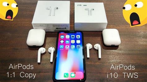 airpods  copy airpods  tws comparison review youtube