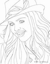 Coloring Pages Lovato Demi Famous People Getdrawings Actress Getcolorings sketch template