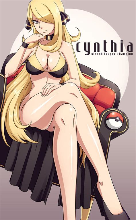Cynthia Pokemon By Dmy Gfx On Deviantart