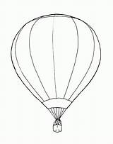 Balloon Air Coloring Hot Printable Pages Template Popular sketch template