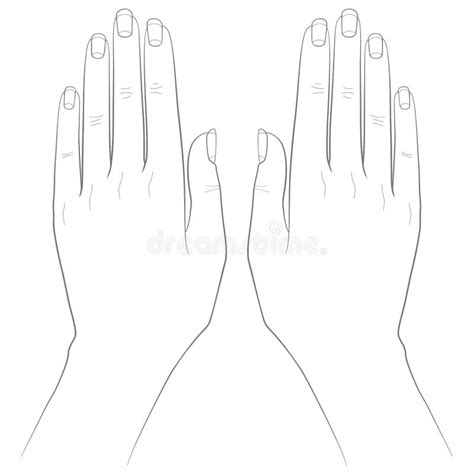 nails hand printable template