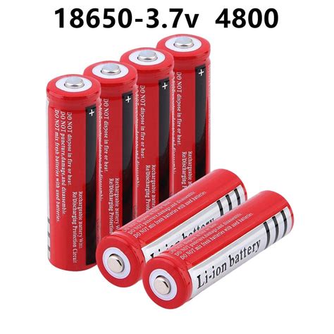 lithium battery   volt mah brc  rechargeable battery