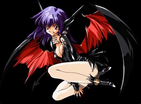 wallpaper   anime vampire girl  wings
