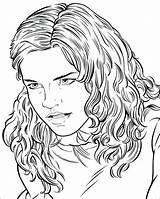 Coloring Hermione Pages Granger Potter Harry Getdrawings sketch template