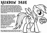 Coloring Pages Pony Dash Rainbow Little Popular Derpy sketch template