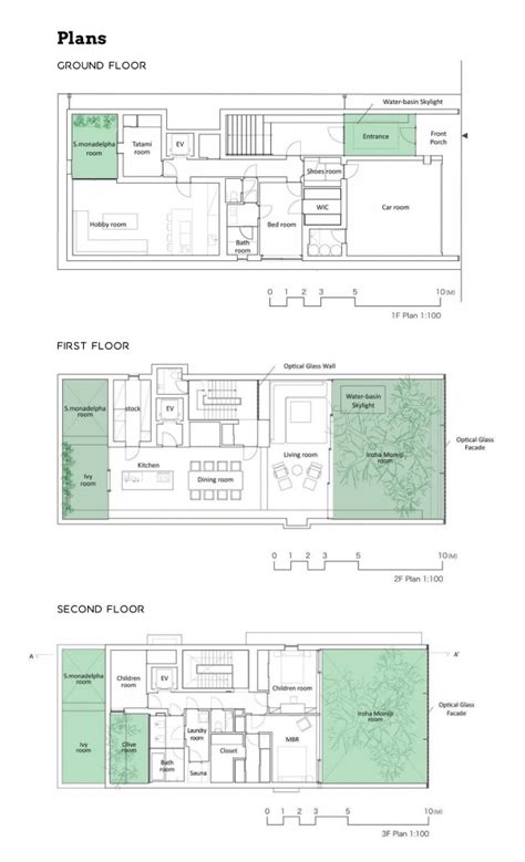 home courtyard floor plan interior design ideas