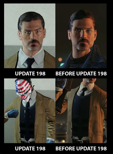 fixed male heister faces     update   payday  mods modworkshop
