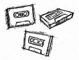 Boombox sketch template