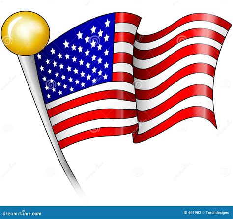 amerikaanse vlag stock fotografie afbeelding