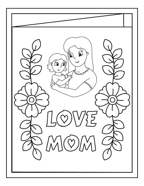 mom coloring pages etsy