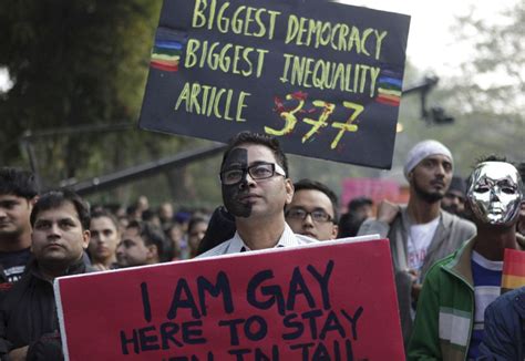 Indian Rights Activists Protest Supreme Court’s Ruling Criminalizing