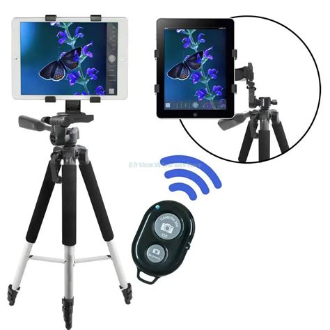 camera tripod tablet mount  wireless remote  apple ipad pro air mini  phone