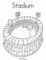 Stadium Coloring Pages Field Baseball Football Sports Soccer Drawing Print Royals Kc Noodle Color Printable Twisty Getdrawings Twistynoodle Built California sketch template