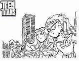 Titans Team Colouring Pages Coloring Teen sketch template