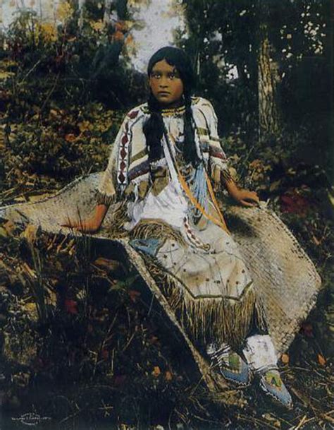 Chippewa Girl 1904 Photograph By A S Campbell Usa Museum Of Ethnology