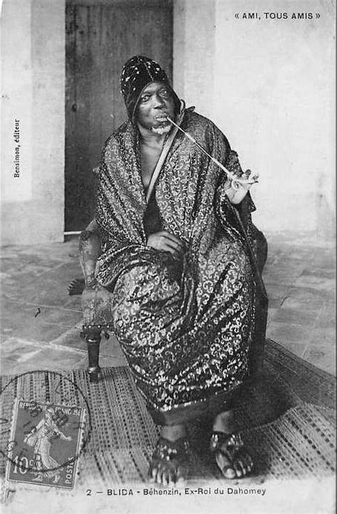Béhanzin Former King Of Dahomey 1841 1906 Blida Scanned Vintage