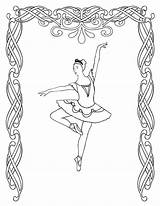 Coloring Pages Printable Ballet sketch template