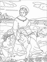 Raphael Coloring Pages Getcolorings Madonna Printable sketch template