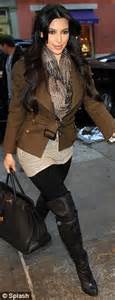kim kardashian steps out in tacky faux fur jacket daily mail online