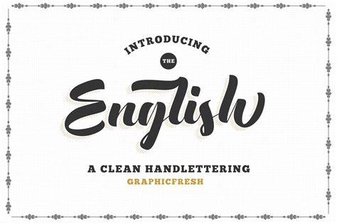 english font vintage lettering stunning script fonts creative market