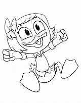 Ducktales Webby Disneyclips Duck Tales Vanderquack Launchpad Mcquack Goodies Cheering sketch template