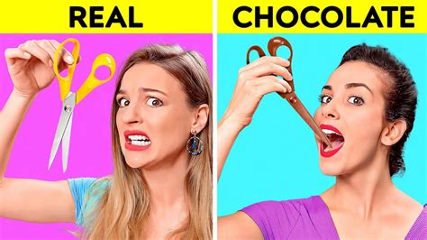 real  chocolate food challenge   stop eating wins taste
