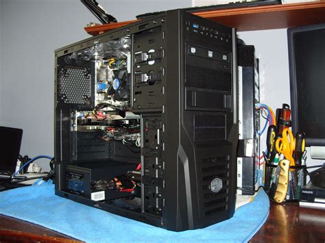 custom blue led gaming computer gallery quick pc computer builds