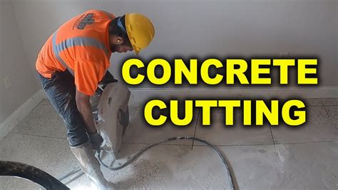 cutting concrete quickly  efficiently youtube