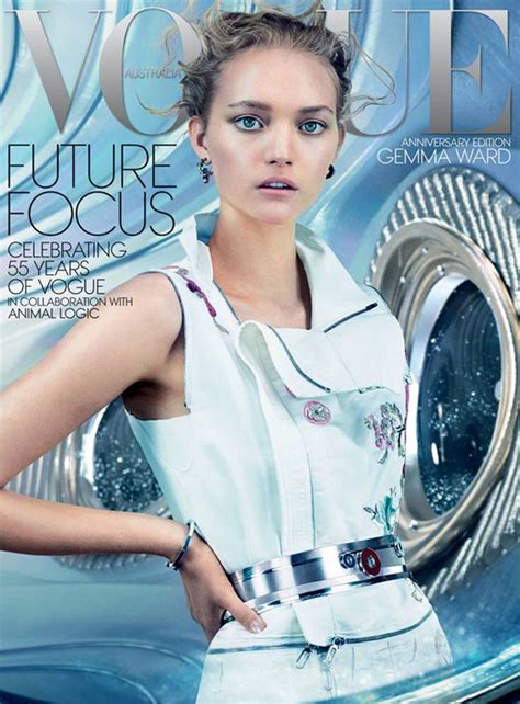 Gemma Ward Covers Vogue Australia December 2014 Edition